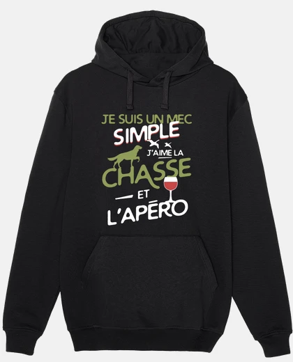 Sweat Chasse - un mec simple