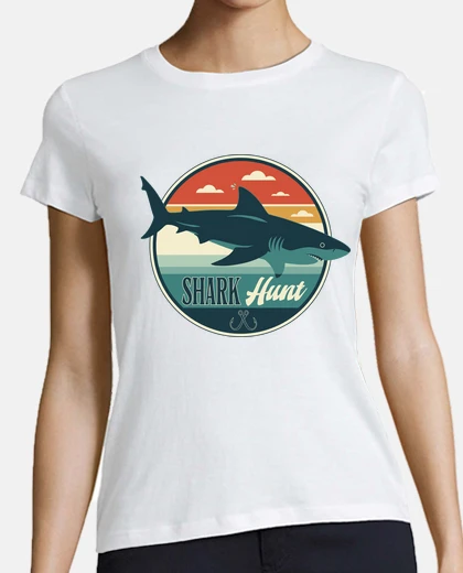 Tee-shirt chasse au requin