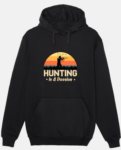 Sweat chasse passion chasseur rétro coucher d