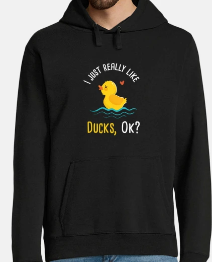 Sweat chasseur de canard je canard love rii j