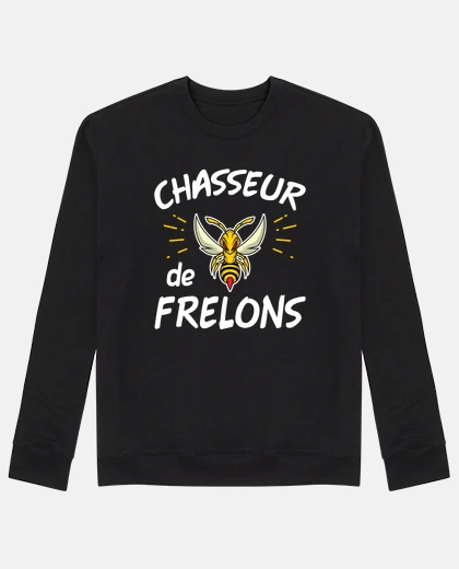 Sweat Chasseur de frelon, humour métier
