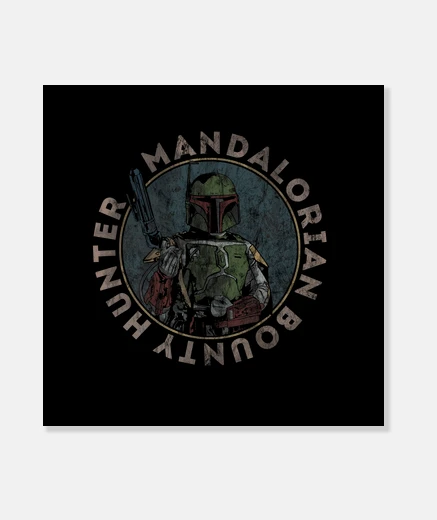 Tableau chasseur de primes mandalorien