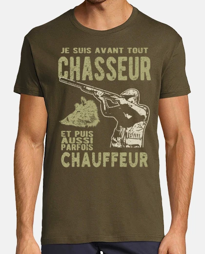 Tee-shirt chasseur et chauffeur