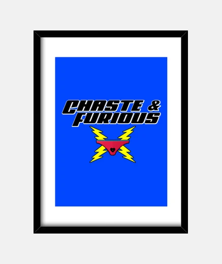 Cadre CHASTE AND FURIOUS - Jeux de Mots