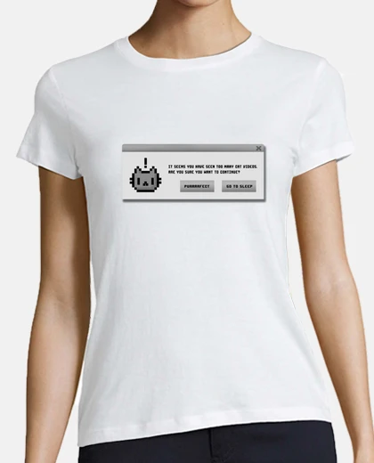 Tee-shirt chat alerte