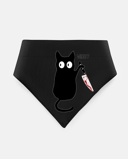 Mascotas chat avec couteau