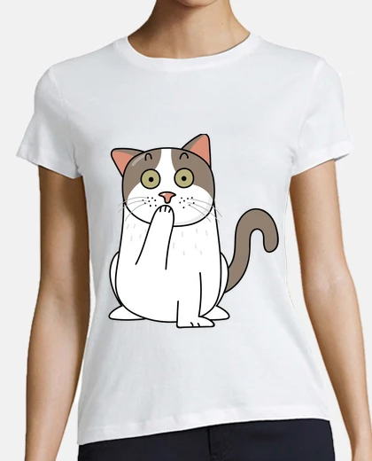 Tee-shirt chat avec des commérages
