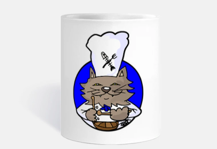 Mug chat baril