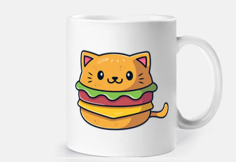 Mug chat burger