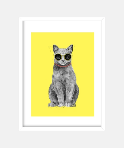Cadre chat d39été