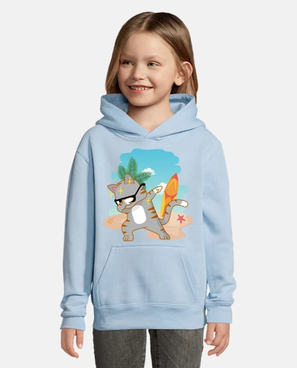 Kids chat dab vacation beach surf
