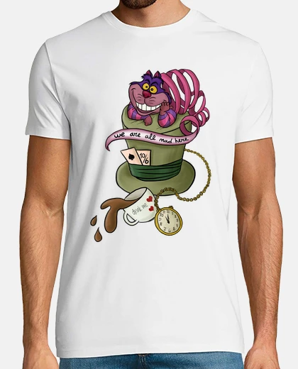 Tee-shirt chat de cheshire