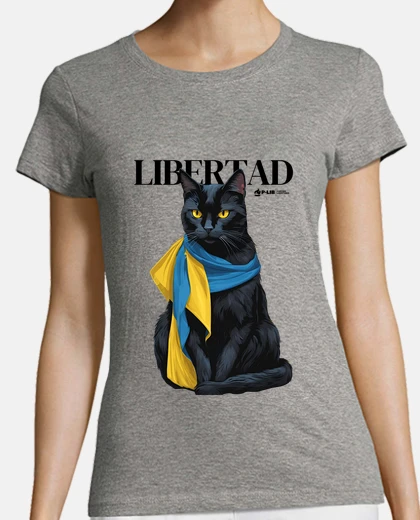 Tee-shirt chat de la liberté - t-shirt m
