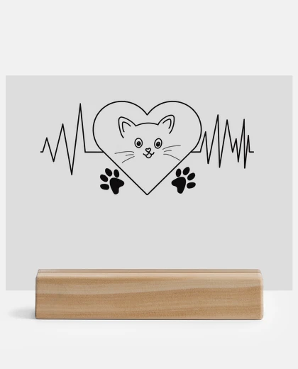 Metacrilato Chat electrocardiogramme coussinet