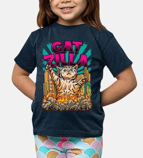 Vêtements chat godzilla gatzilla anime manga japon marrant