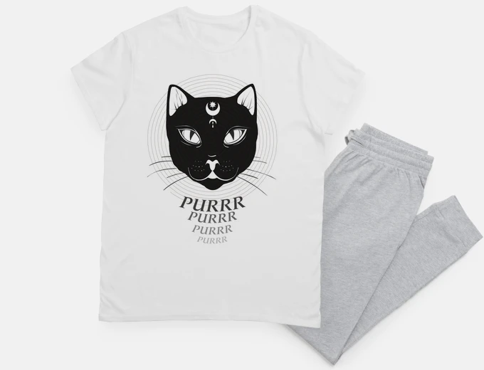 Pyjama chat hypnotique