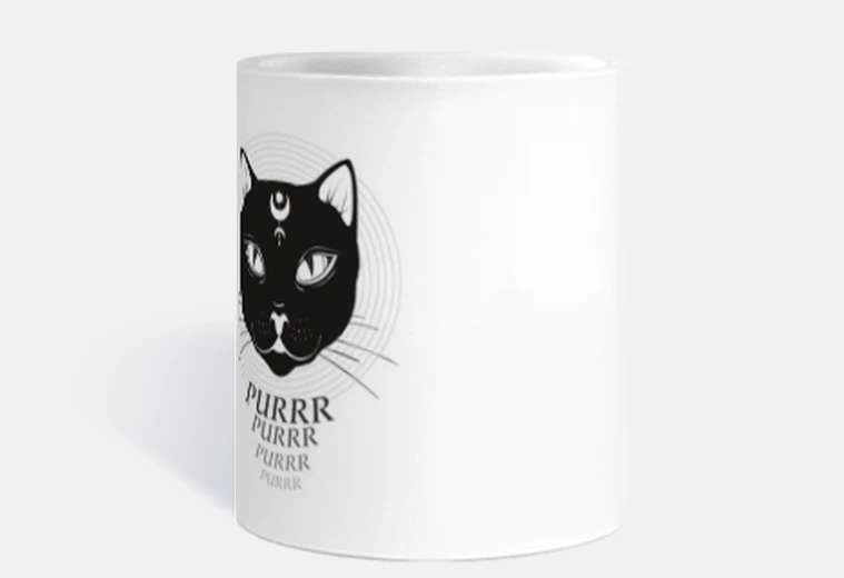 Mug chat hypnotique