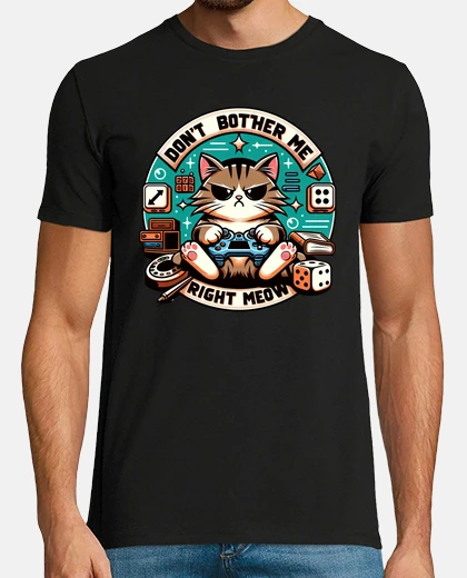 Tee-shirt chat joueur
