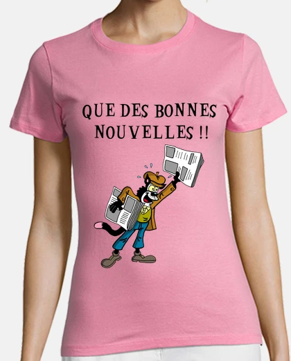 Tee-shirt Chat livreur de journaux