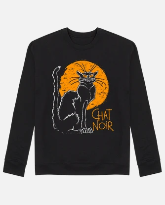 Chat noir sweatshirt sales