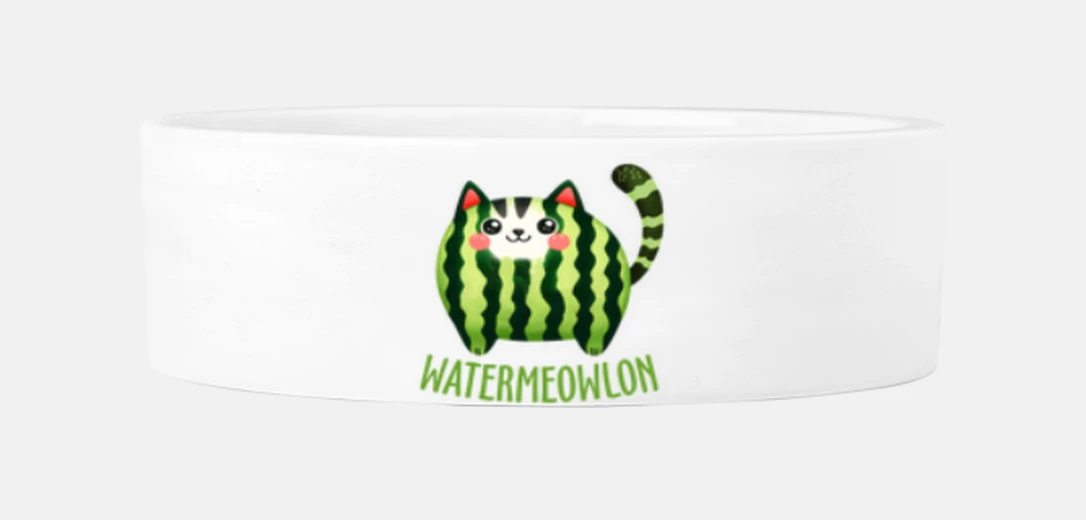 Mascotas chat pasteque humour