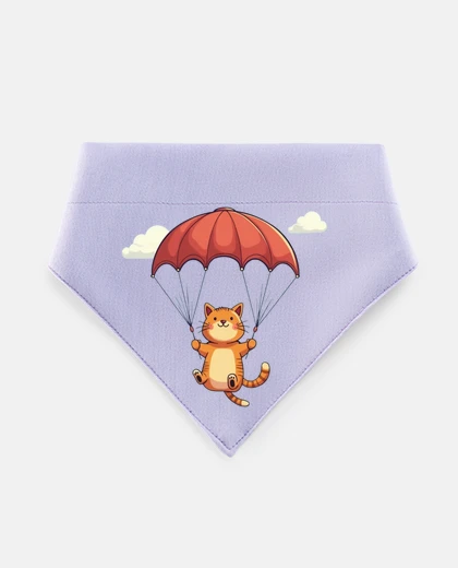 Mascotas chat qui fait du parachute funny bd