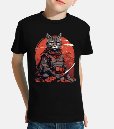 Vêtements chat samouraï