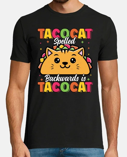 Tee-shirt chat taco kawaii tacocat mignon amateur de tacos drôle cinco de mayo