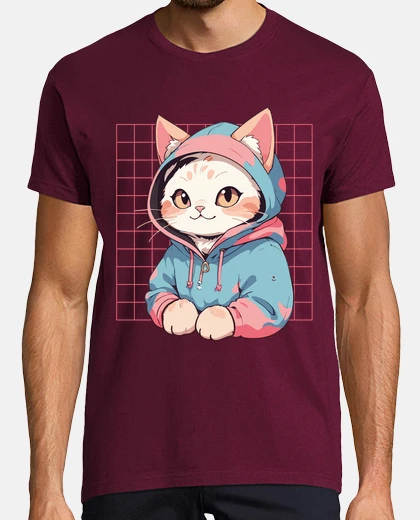 Tee-shirt chaton anime sweet trop mignon ado chat chats