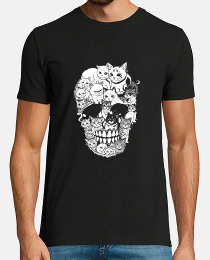 Tee-shirt chats crâne