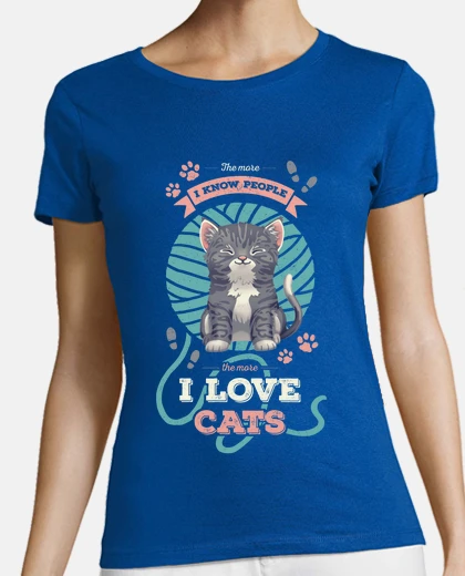 Tee-shirt chats et personnes - animaux, adopte