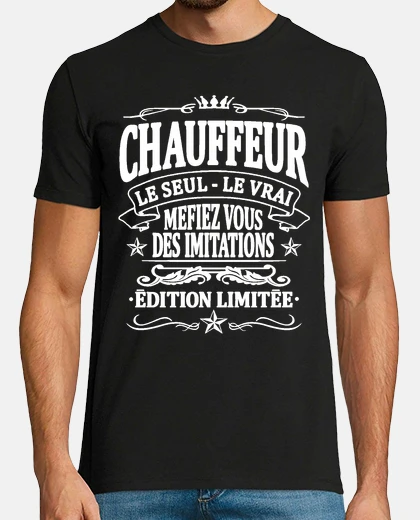 Tee-shirt chauffeur édition limitée
