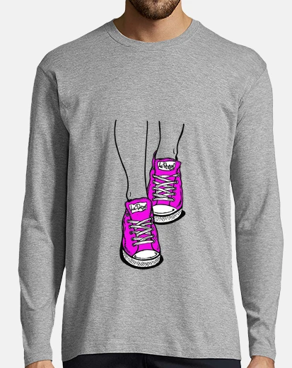 Tee-shirt chaussons roses