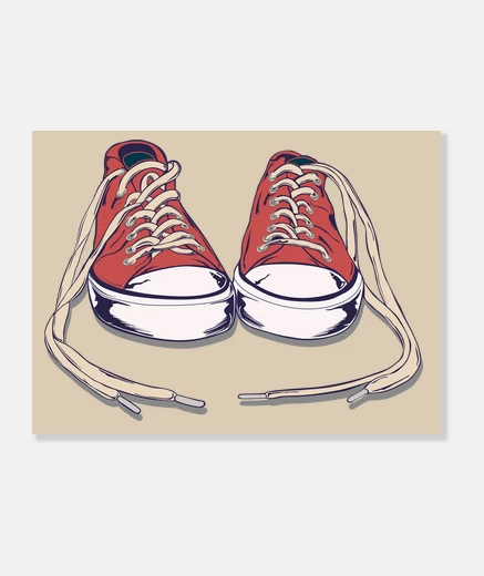 Tableau chaussure de sport