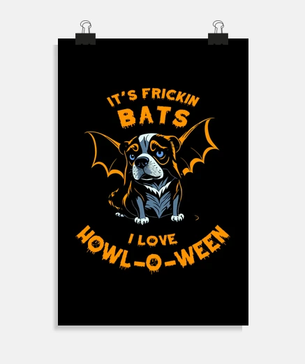 Poster Chauve-souris maléfique pour chien beag