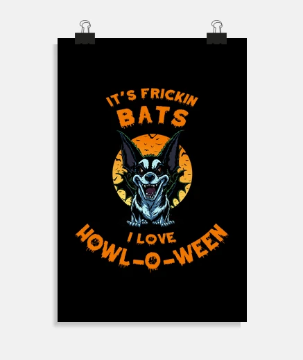 Poster Chauve-souris maléfique pour chien beag