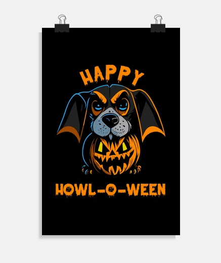 Poster Chauve-souris maléfique pour chien beag