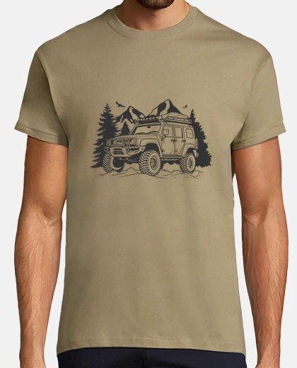 T-shirt che avventurosa fuoristrada 4x4