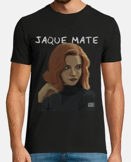 checkmate- homme, manches courtes, noir, qualité extra