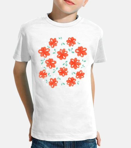 Ropa Cheerful Red Flowers