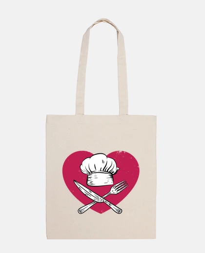 Bag chef chef star toque shopping bag tote