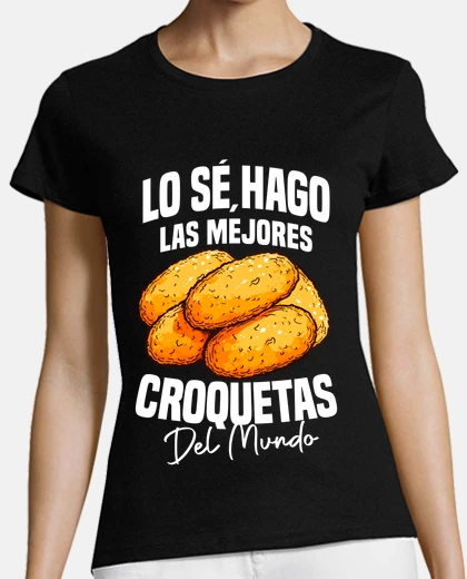 T-shirt chef i know i make the best croquettes in the world cook mummy