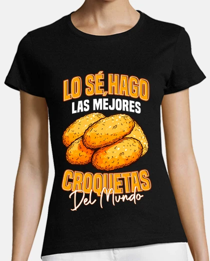 T-shirt chef i know i make the best croquettes in the world cook mummy