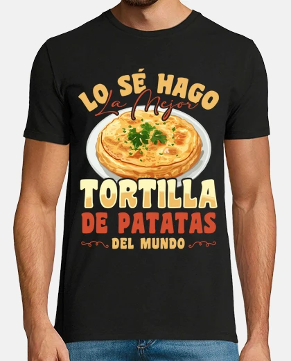 T-shirt chef i make the best potato omelette cook