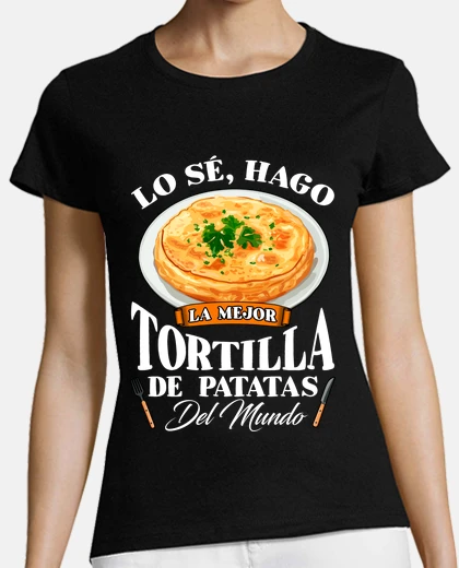 T-shirt chef i make the best potato omelette mummy cook