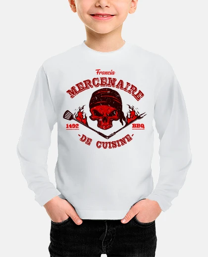Kids chef mercenaire red