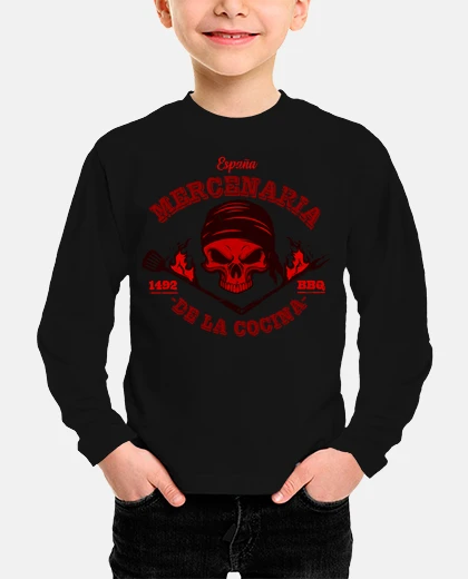 Kids chef mercenary red