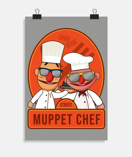 Poster chef muppet