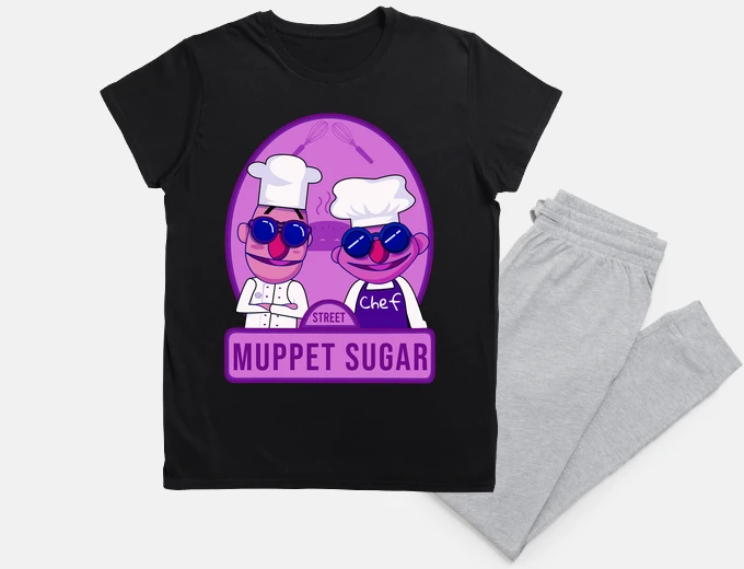 Pyjama chef muppets sugar lila