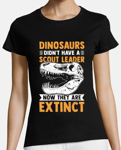 Tee-shirt chef scout dinosaures chef de troupe